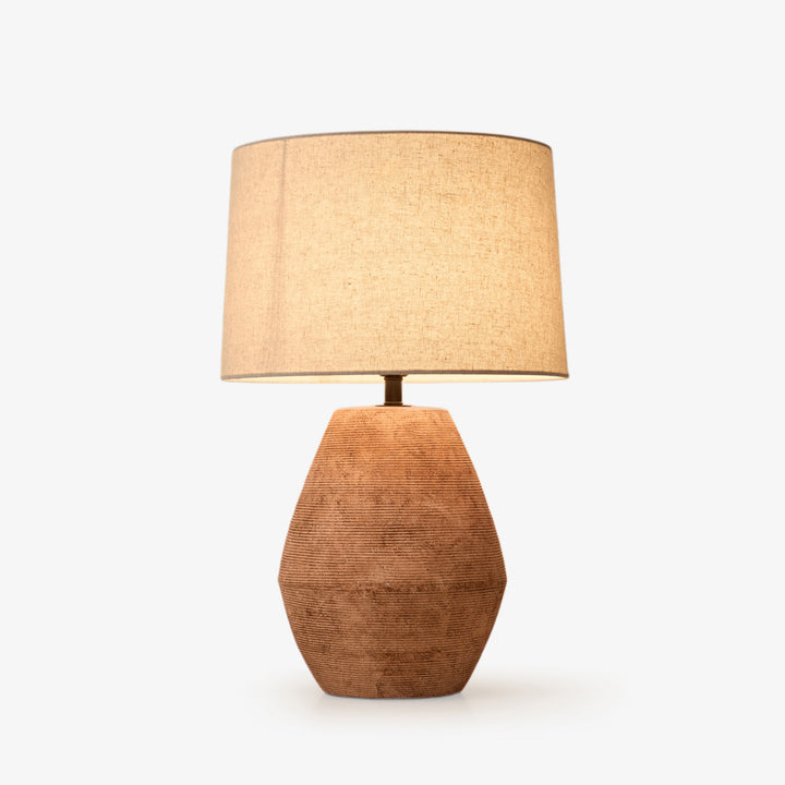 Lámpara de Mesa Textured Terracotta Toned