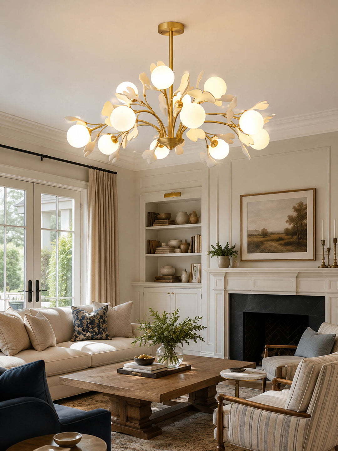 Thalassa Gingko Chandelier - Vakkerlight