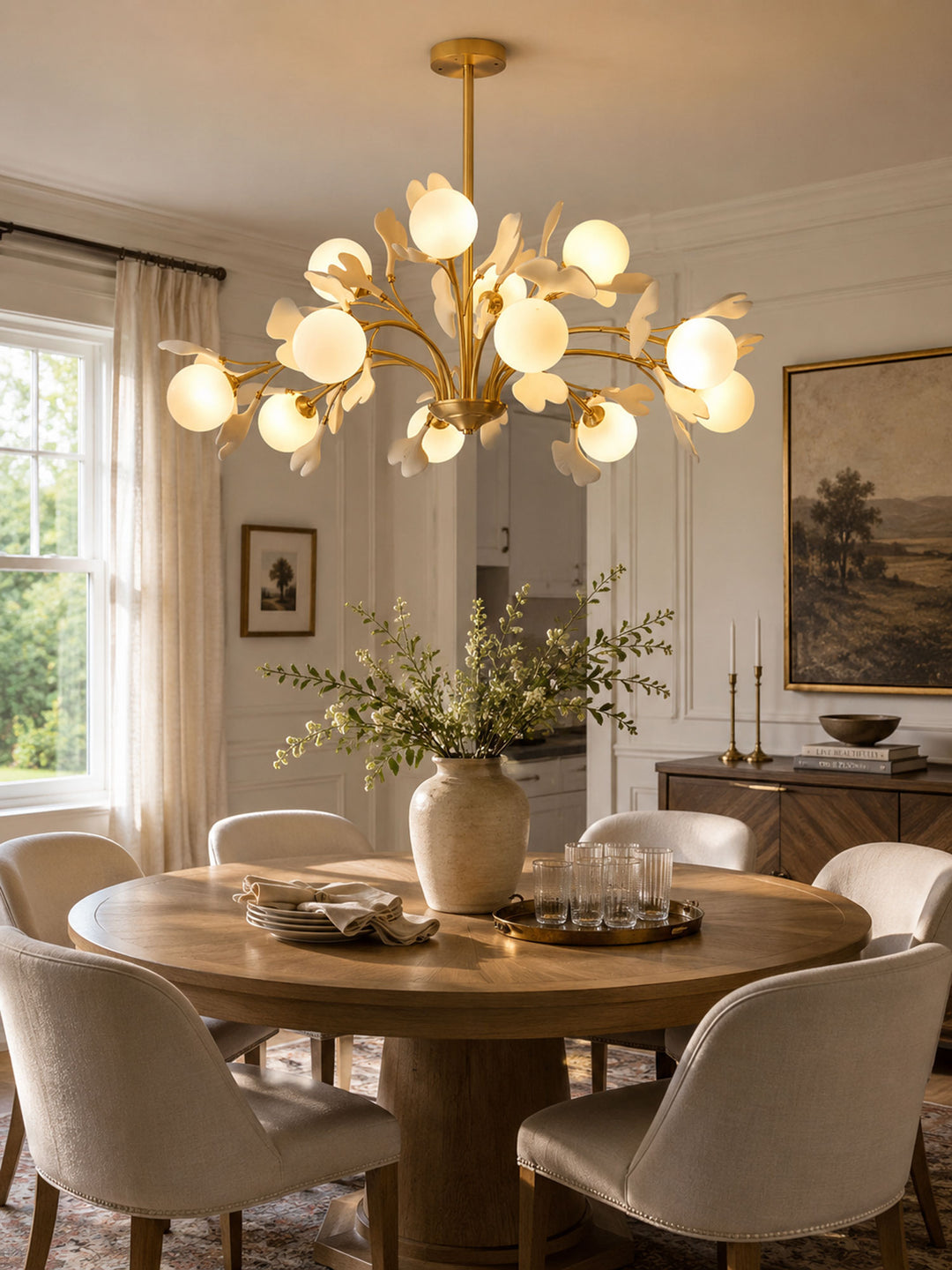 Thalassa Gingko Chandelier - Vakkerlight