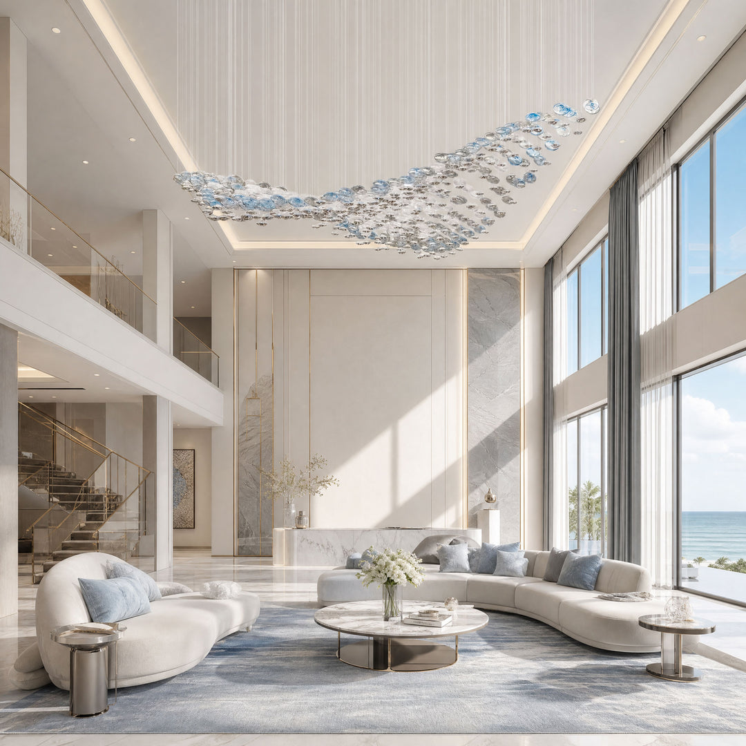 The Flying Surge LED Chandelier | Custom Size &amp; Made-to-Order Lighting for Luxury Homes &amp; Commercial Spaces