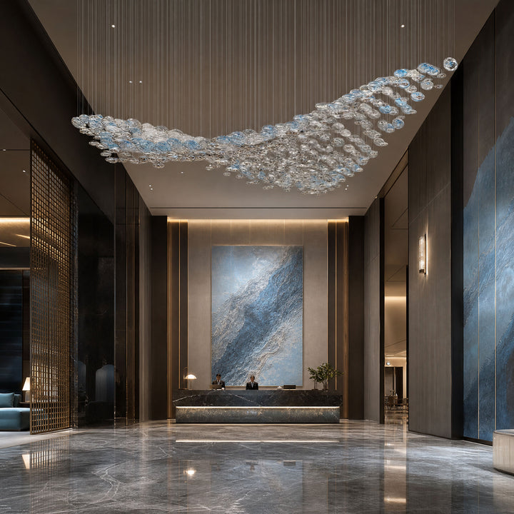 The Flying Surge LED Chandelier | Custom Size &amp; Made-to-Order Lighting for Luxury Homes &amp; Commercial Spaces