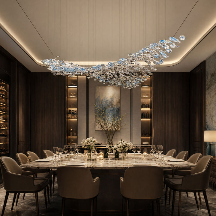 The Flying Surge LED Chandelier | Custom Size &amp; Made-to-Order Lighting for Luxury Homes &amp; Commercial Spaces