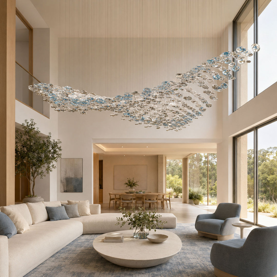 The Flying Surge LED Chandelier | Custom Size &amp; Made-to-Order Lighting for Luxury Homes &amp; Commercial Spaces