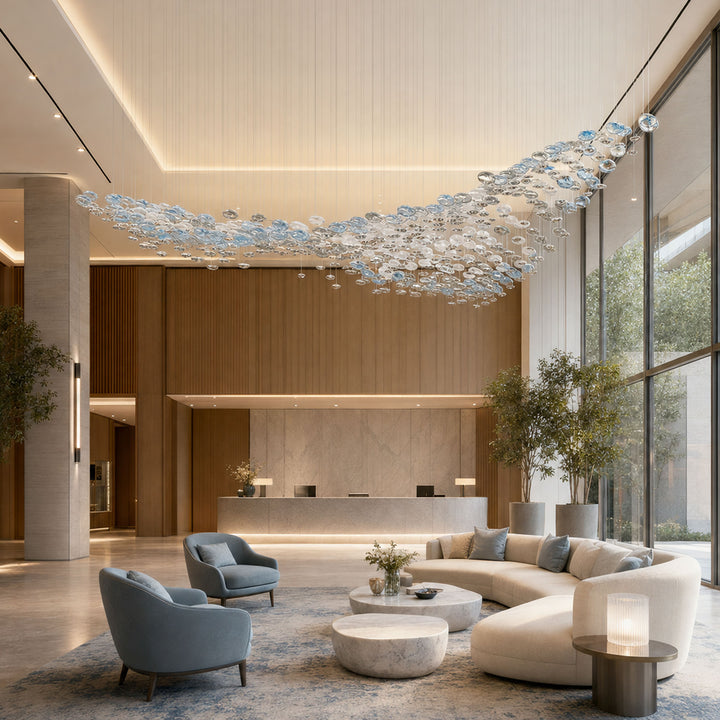 The Flying Surge LED Chandelier | Custom Size &amp; Made-to-Order Lighting for Luxury Homes &amp; Commercial Spaces