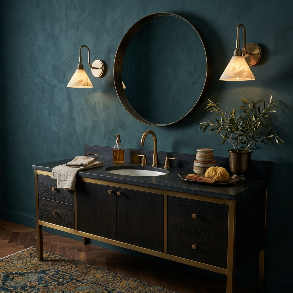 Thessa Alabaster Cone Wall Sconce