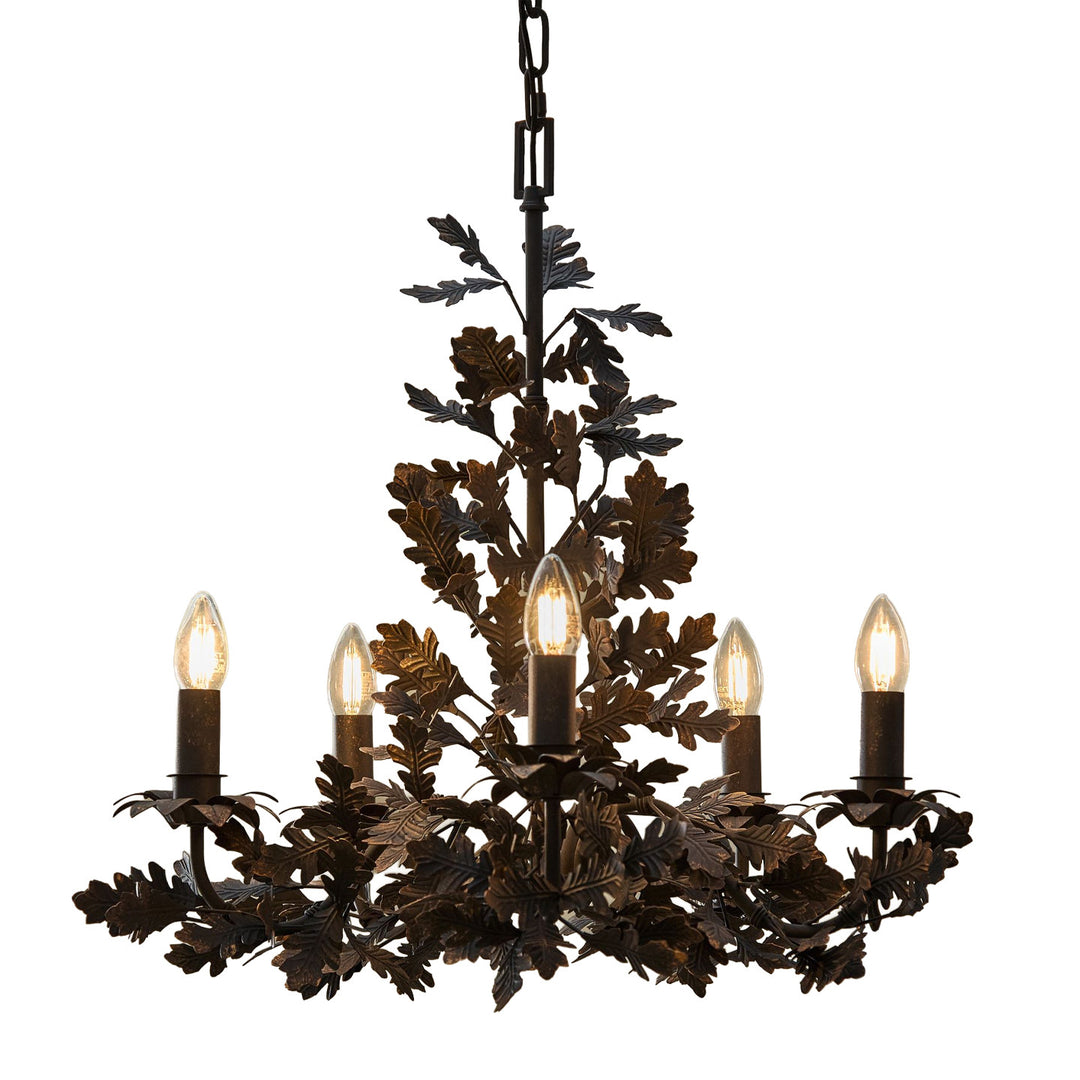 Thicket Oak Leaf Chandelier - Vakkerlight