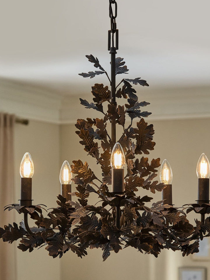 Thicket Oak Leaf Chandelier - Vakkerlight