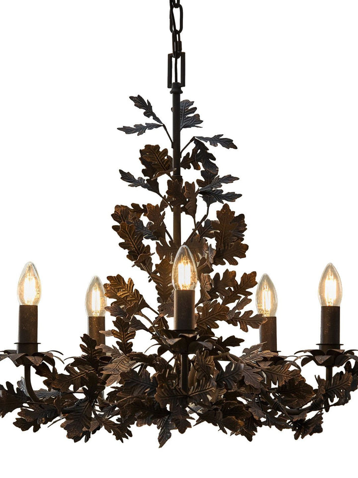 Thicket Oak Leaf Chandelier - Vakkerlight