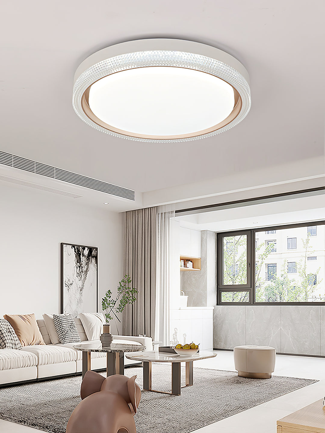 Thin Round Ceiling Lamp - Vakkerlight