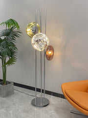 Three Lava Glass Floor Lamp - Vakkerlight