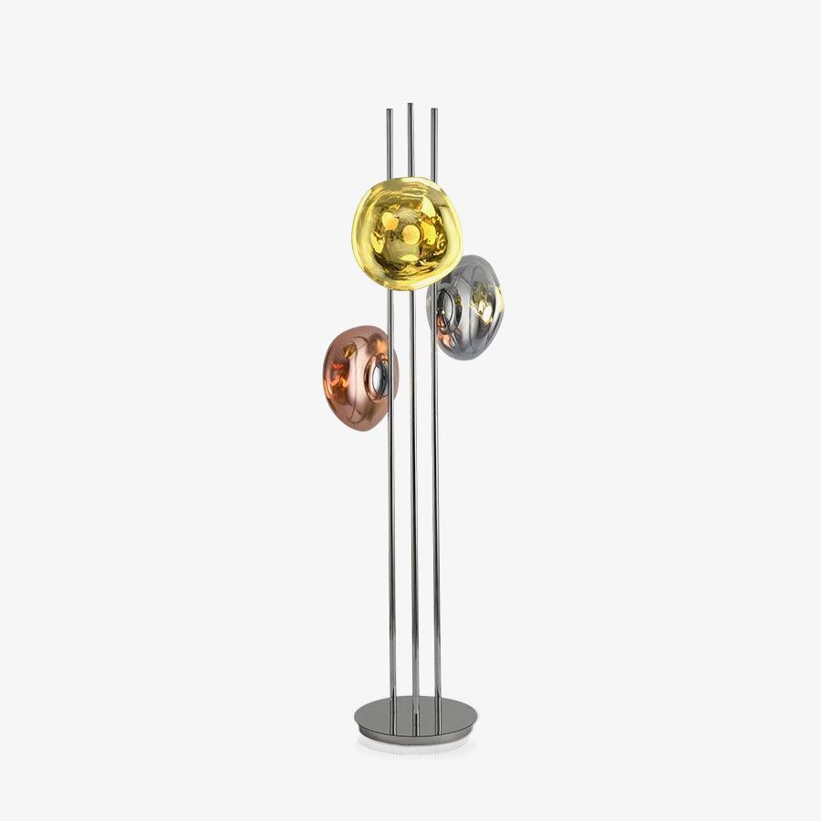 Three Lava Glass Floor Lamp - Vakkerlight