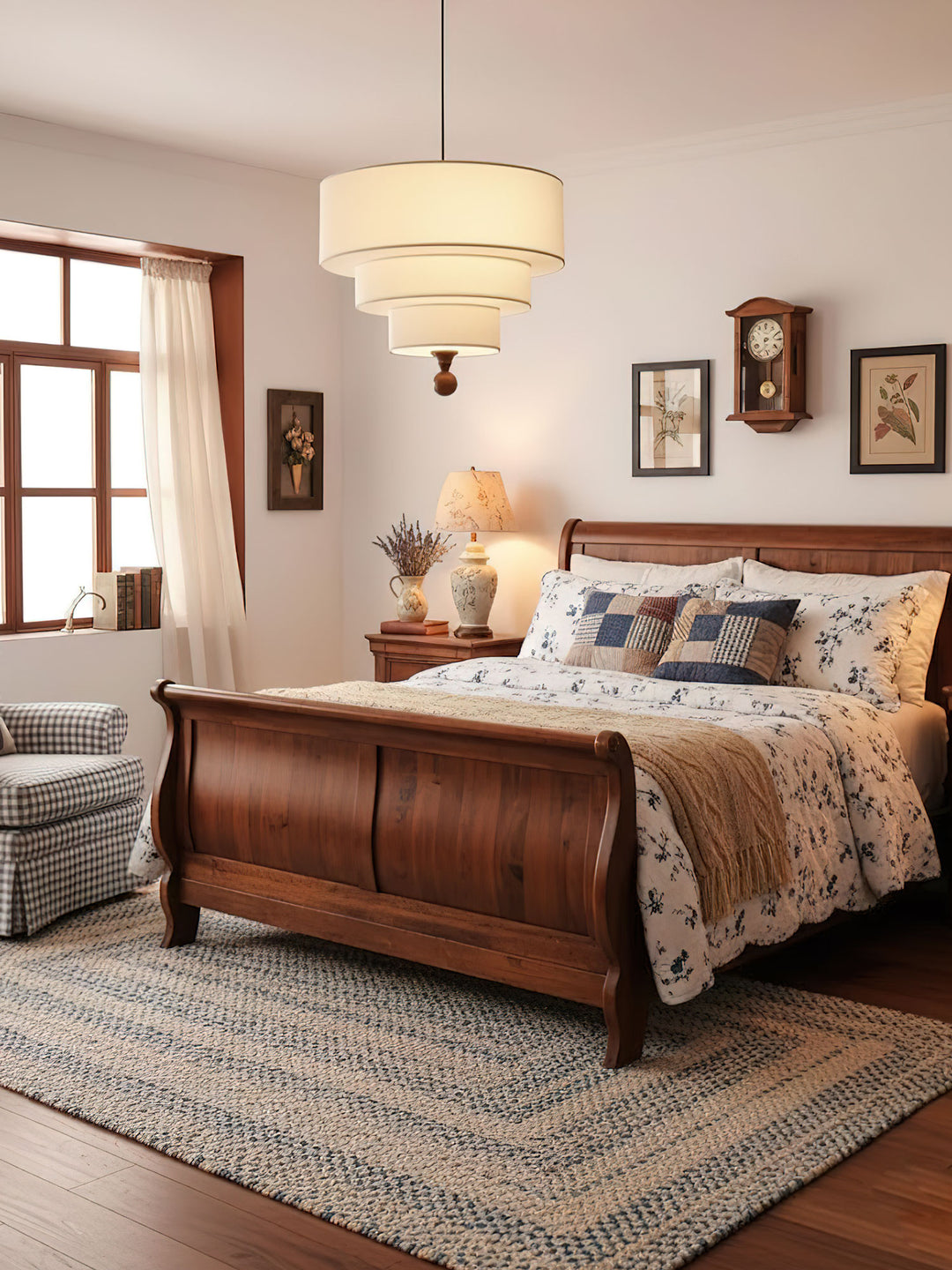 Tiered Fabric Pendant Light - Vakkerlight