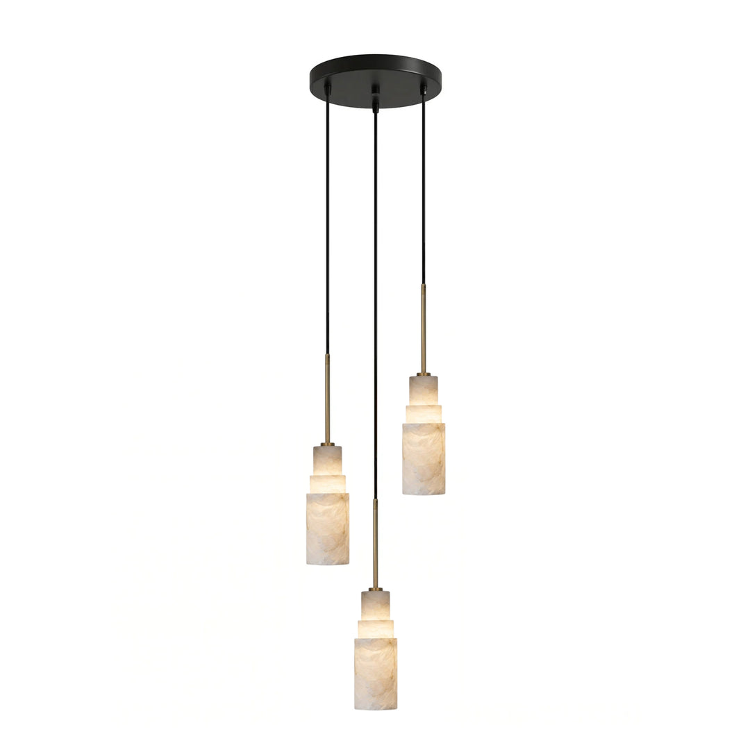 Tiered Alabaster Cluster Chandelier - Vakkerlight