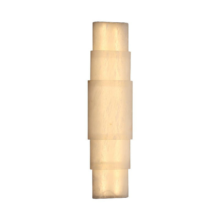 Tiered Alabaster Column Sconce - Vakkerlight