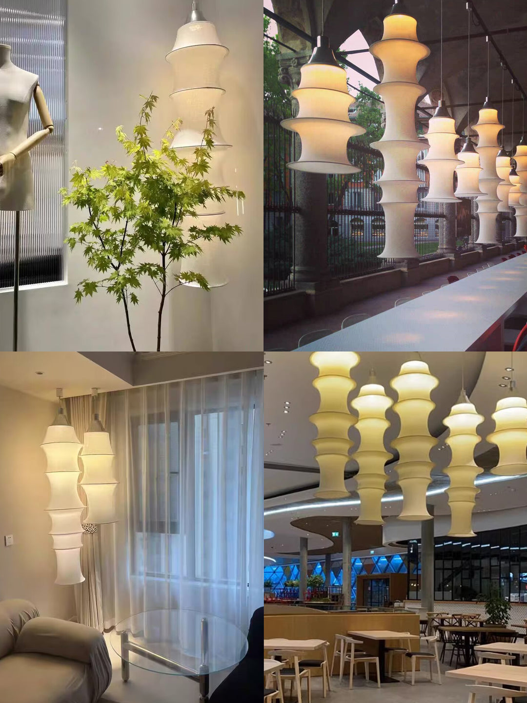 Tiered Column Pendant Light - Vakkerlight