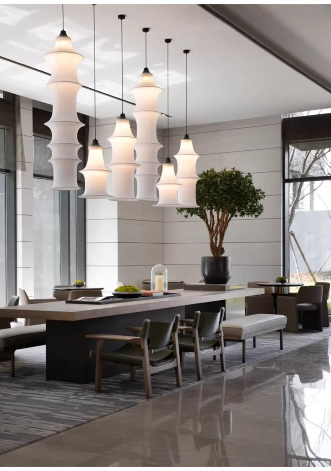Tiered Column Pendant Light - Vakkerlight