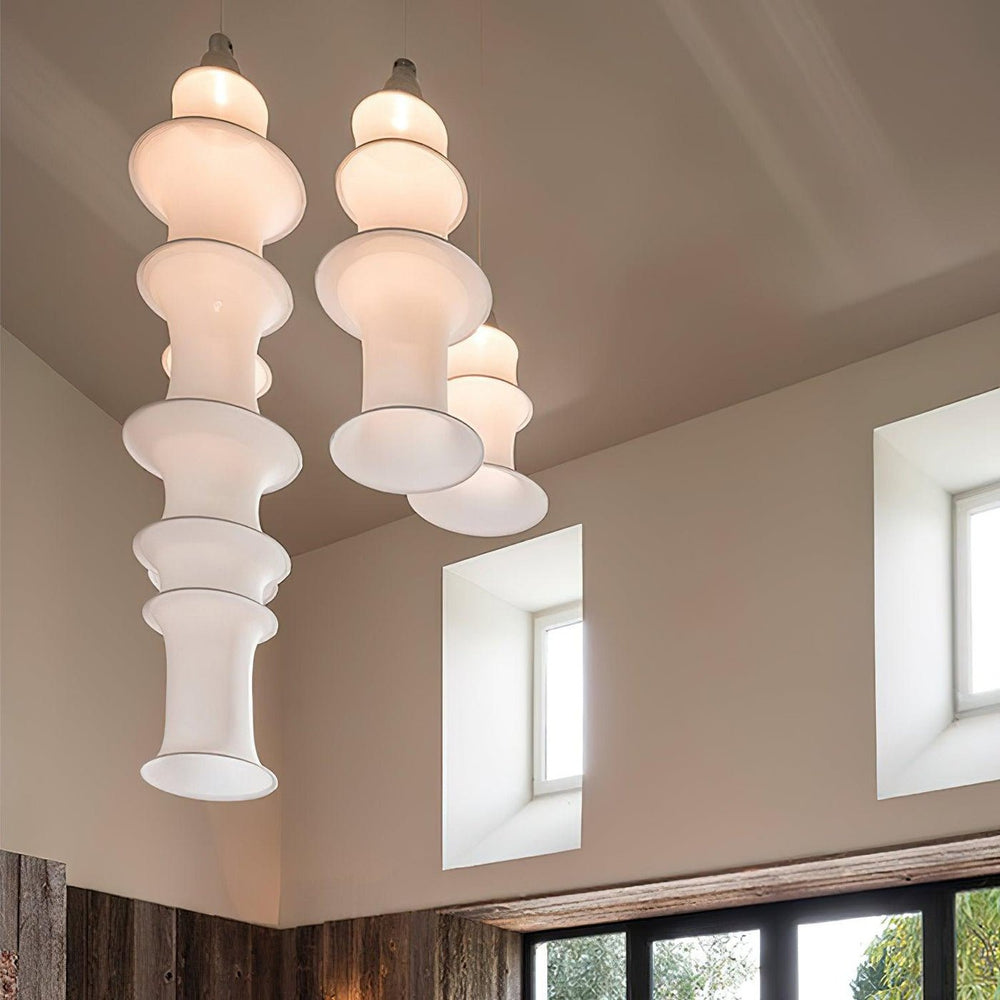 Tiered Column Pendant Light - Vakkerlight