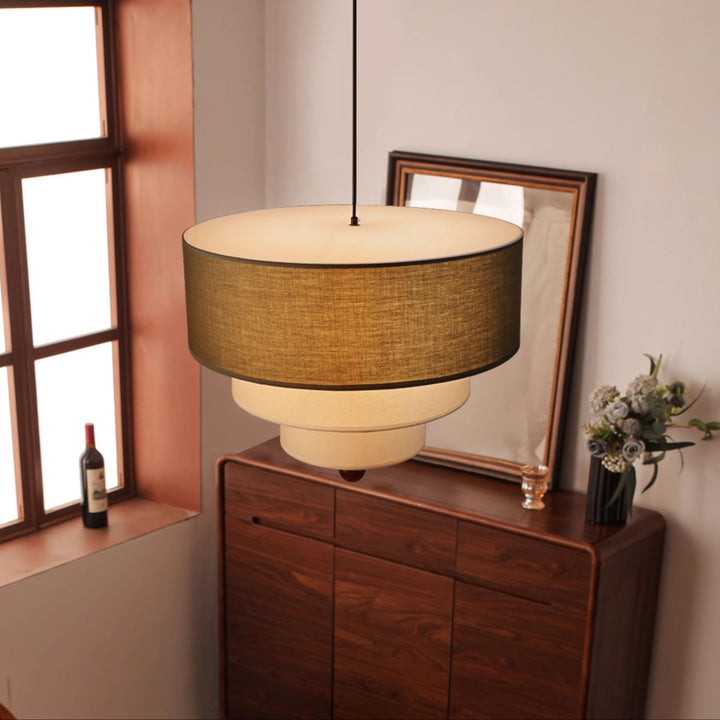 Tiered Fabric Pendant Light - Vakkerlight