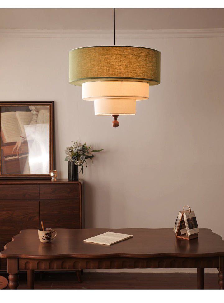 Tiered Fabric Pendant Light - Vakkerlight