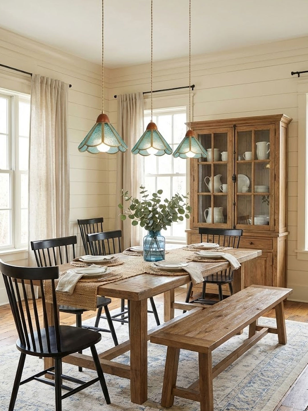 Tiffany Stained Glass Pendant Lamp - Vakkerlight