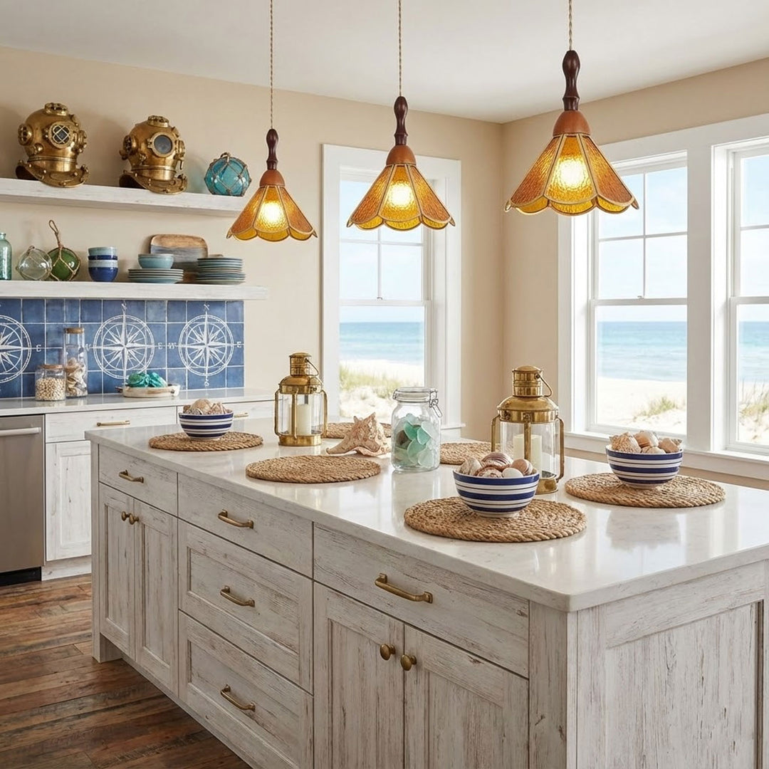 Tiffany Stained Glass Pendant Lamp - Vakkerlight