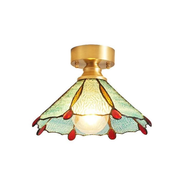 Tiffany Floral Ceiling Lamp - Vakkerlight