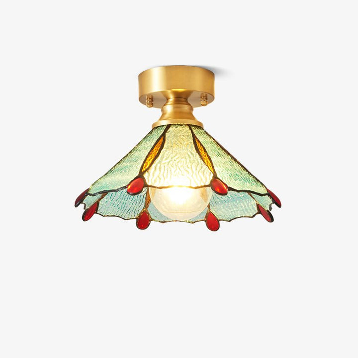 Tiffany Floral Ceiling Lamp - Vakkerlight