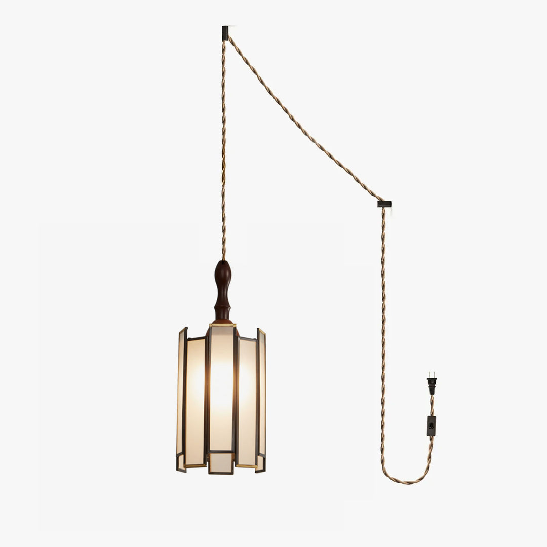 Tiffany Stained Glass Swag Pendant Lamp