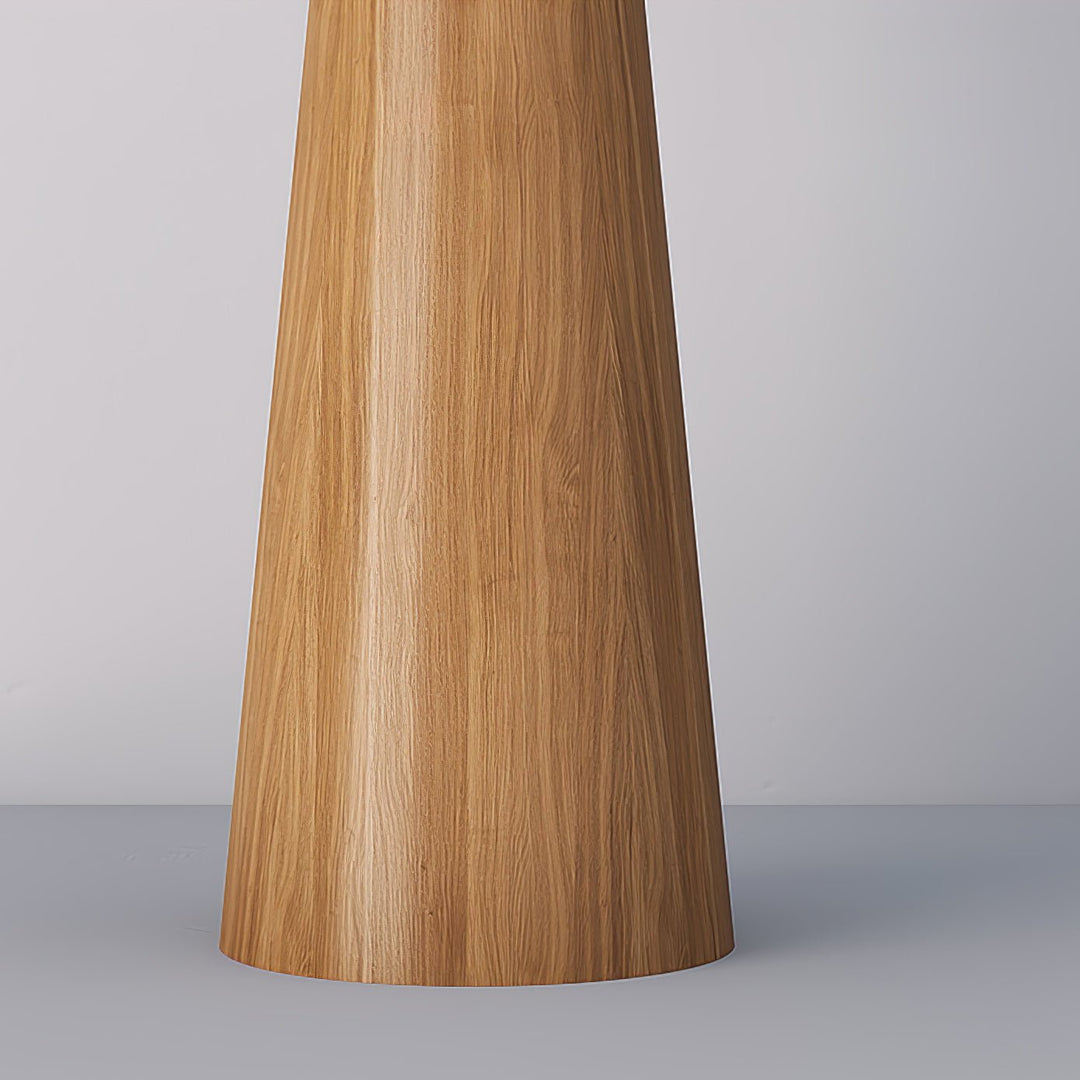 Tilt Hat Wooden Floor Lamp - Vakkerlight