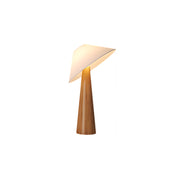 Tilt Hat Wooden Table Lamp