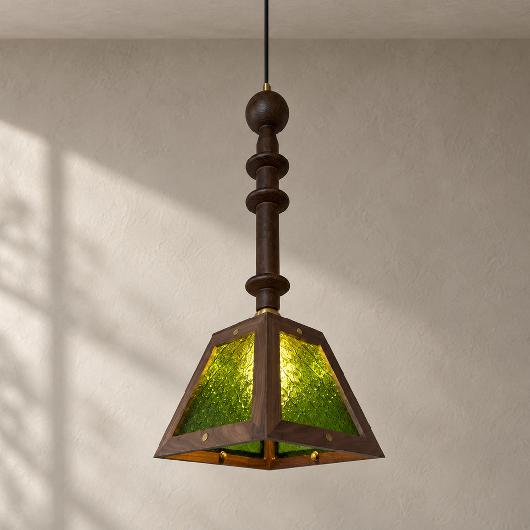 Plafoniera in Vetro Timber