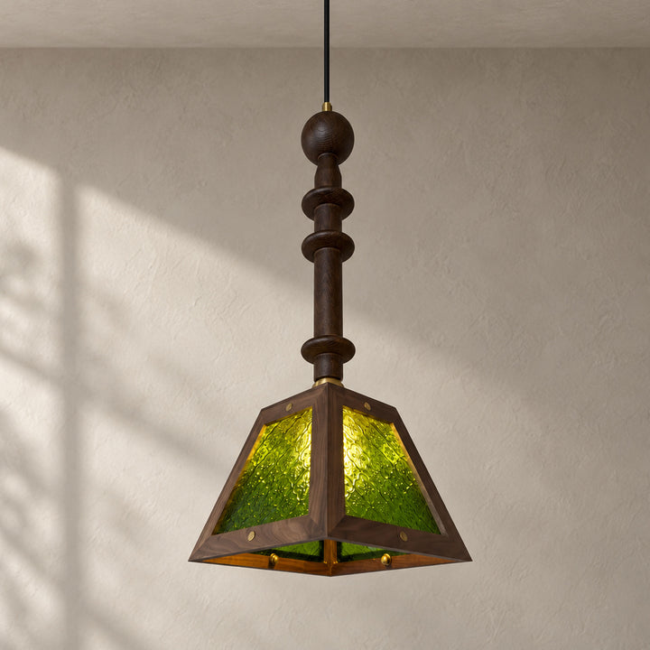 Plafoniera in Vetro Timber