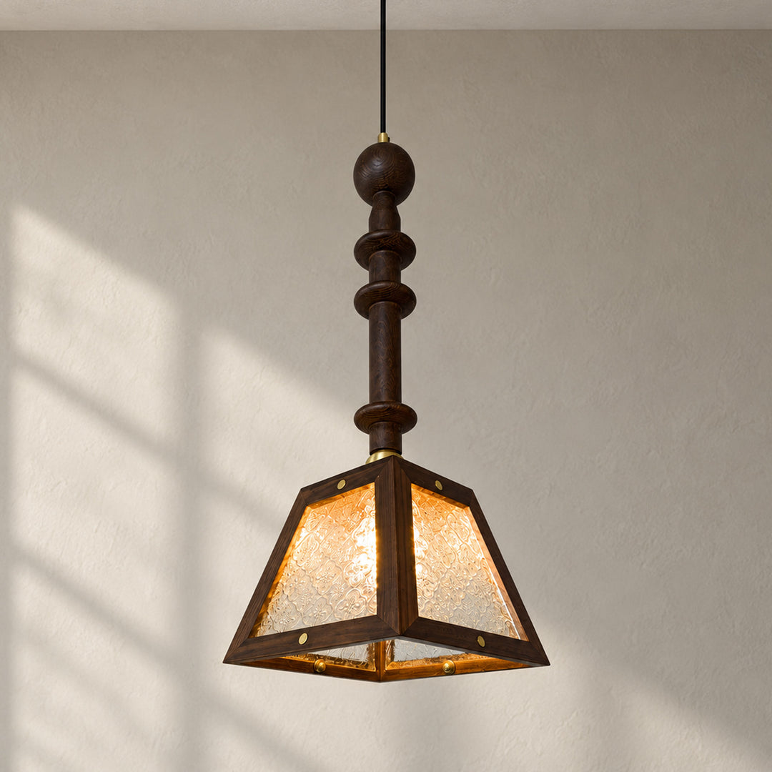 Plafoniera in Vetro Timber