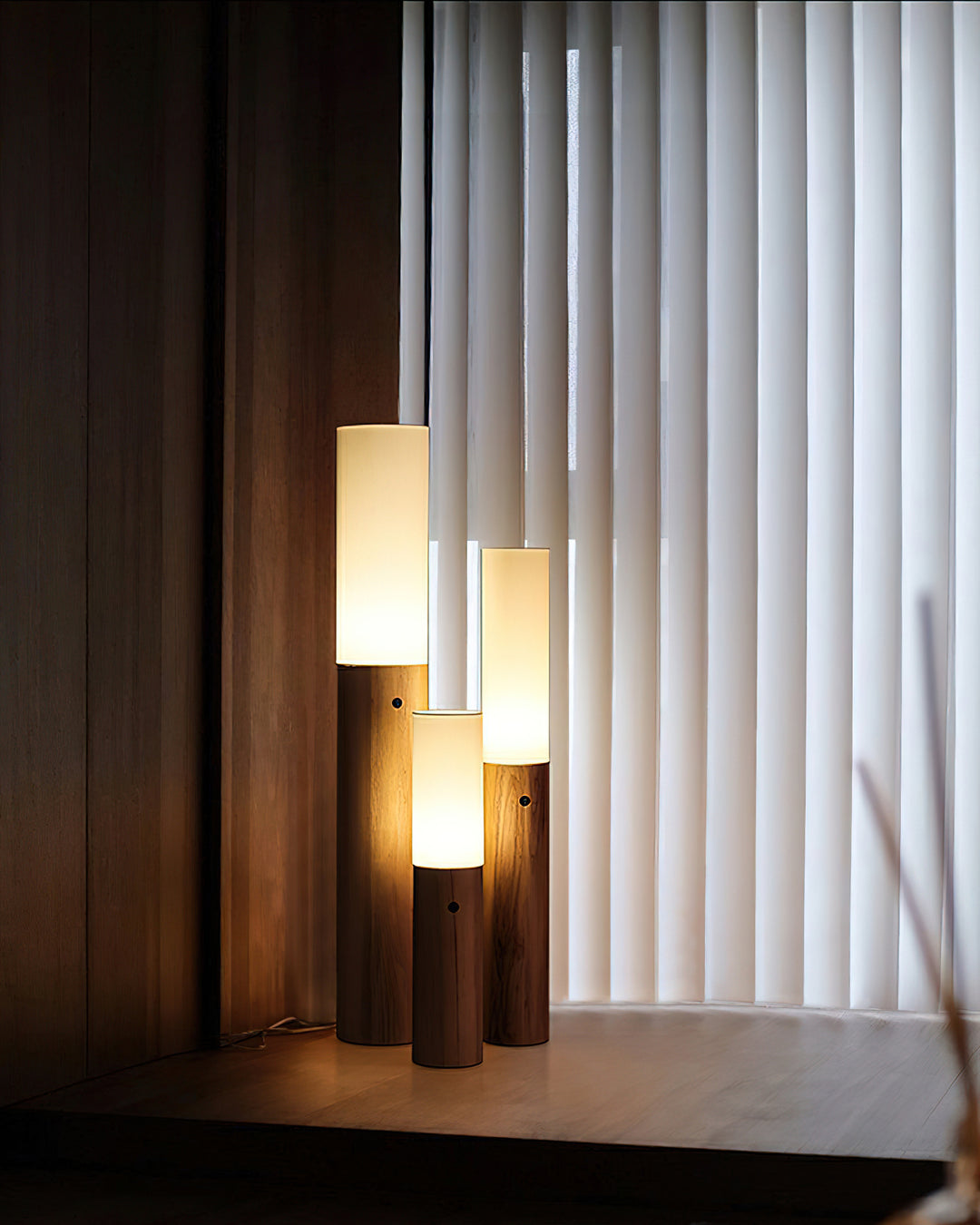 Timber Column Floor Lamp - Vakkerlight