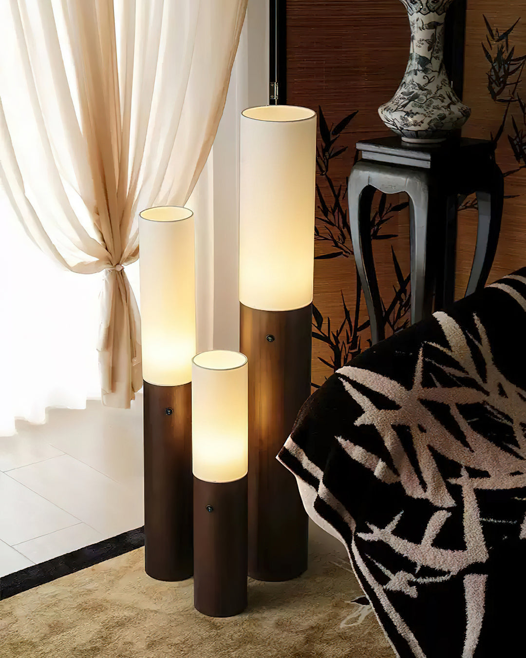 Timber Column Floor Lamp - Vakkerlight