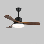 Lámpara de ventilador de techo de madera Morty Adams de 48"/52"