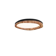 Plafonnier rond en bois Timber