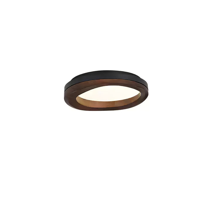 Timber Round Wood Ceiling Lamp - Vakkerlight