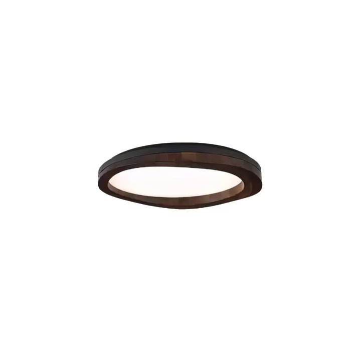 Timber Round Wood Ceiling Lamp - Vakkerlight