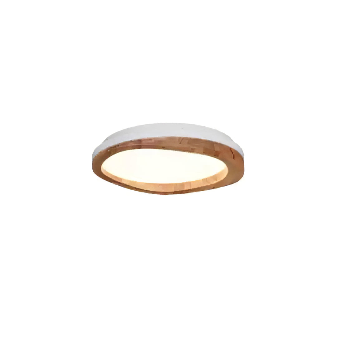 Timber Round Wood Ceiling Lamp - Vakkerlight