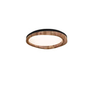 Houten ronde houten plafondlamp