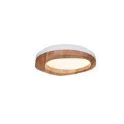 Houten ronde houten plafondlamp