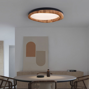 Timber Round Wood Ceiling Lamp