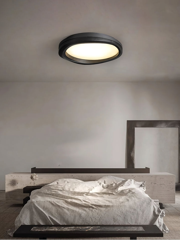 Timber Round Wood Ceiling Lamp - Vakkerlight