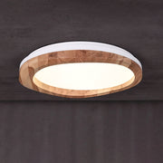 Plafonnier rond en bois Timber