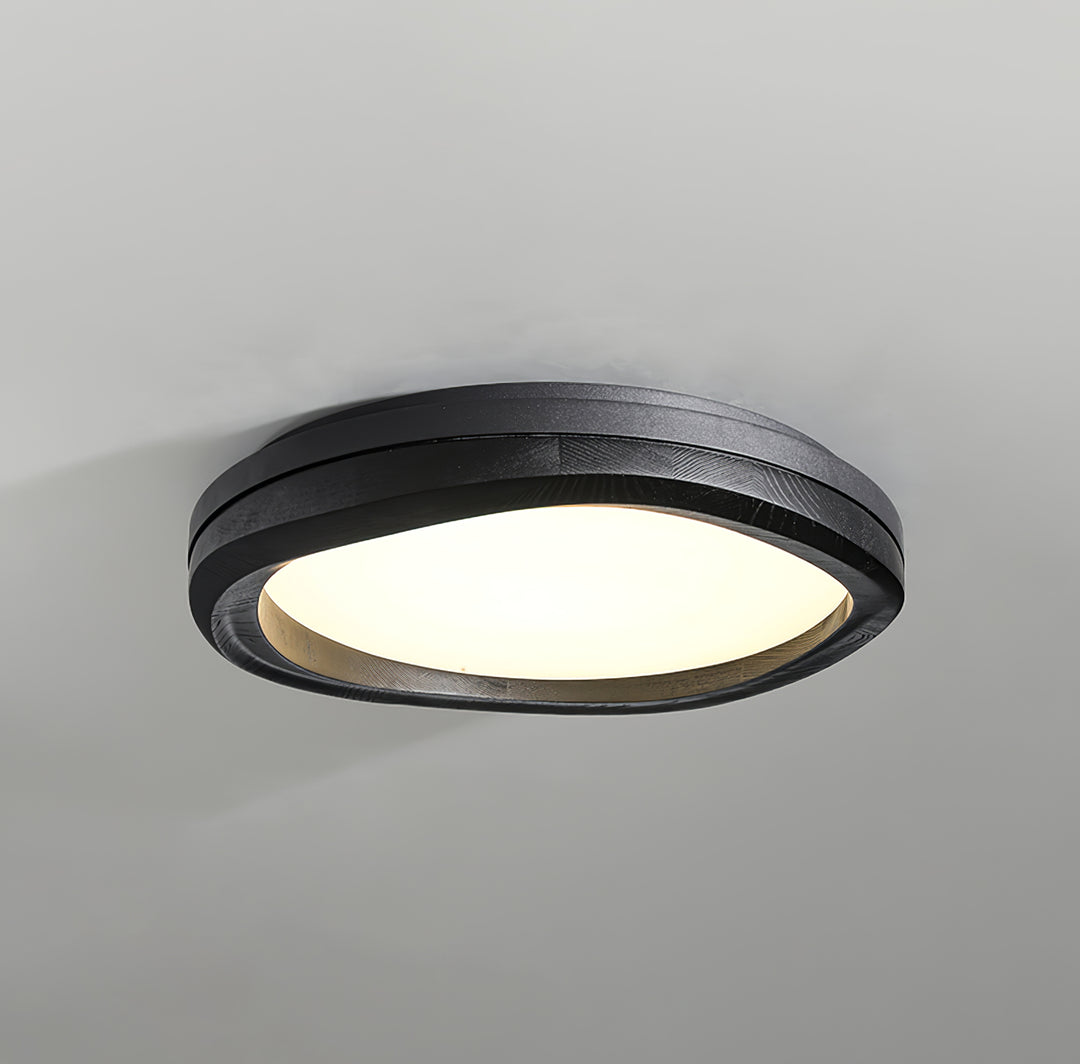 Timber Round Wood Ceiling Lamp - Vakkerlight