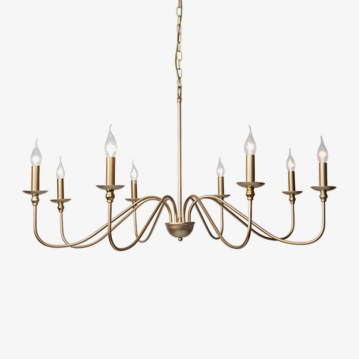 Timeless Gold Candle Chandelier - Vakkerlight