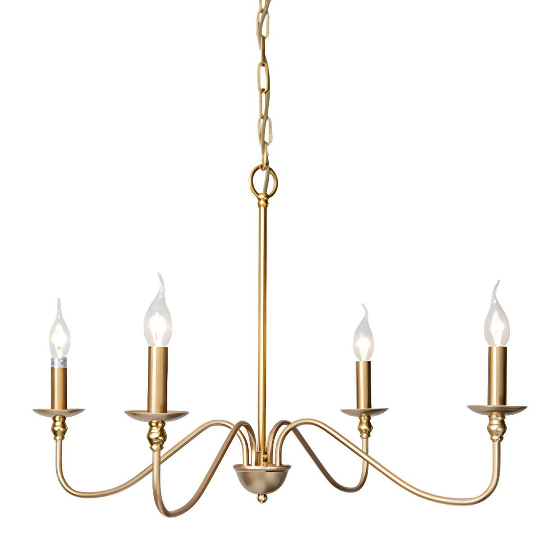 Timeless Gold Candle Chandelier - Vakkerlight