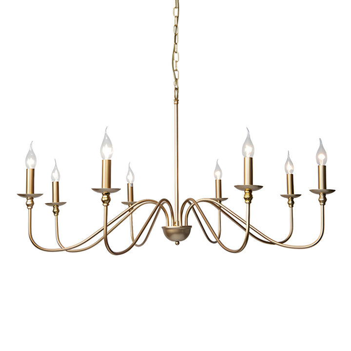 Timeless Gold Candle Chandelier - Vakkerlight