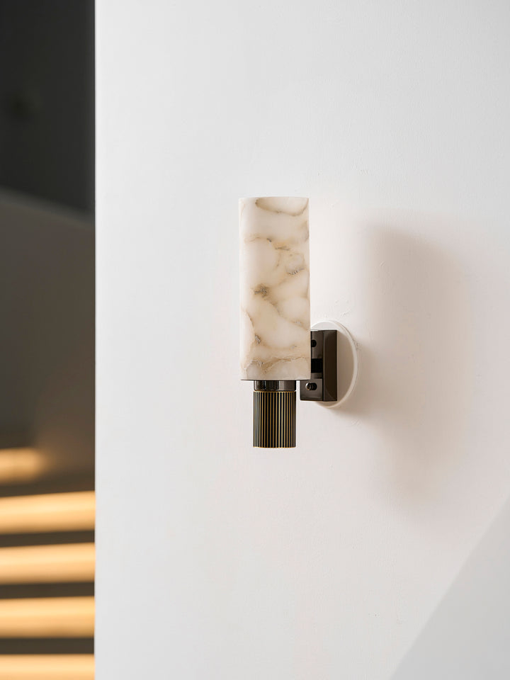 Torch Alabaster Sconce